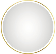 Miroir de salle de bains à LED Bronze Circular Ø 80 cm IP 24