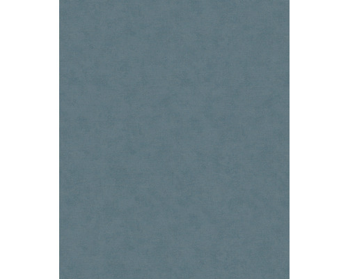 Papier peint intissé 32413 Kids Walls Uni pétrole Tissu bleu