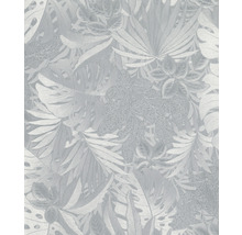 Papier peint à motif de feuilles