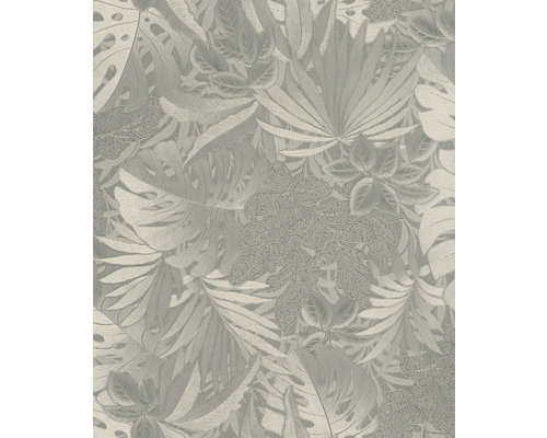 Papier peint intissé 33302 Botanica feuilles gris argent