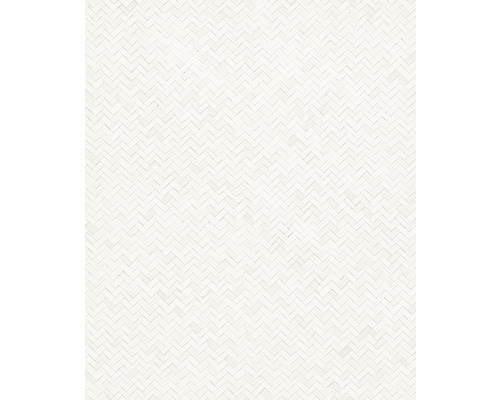 Papier peint intissé 33315 Botanica géométrique aspect bois blanc