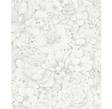 Papier peint à fleurs avec grand motif floral