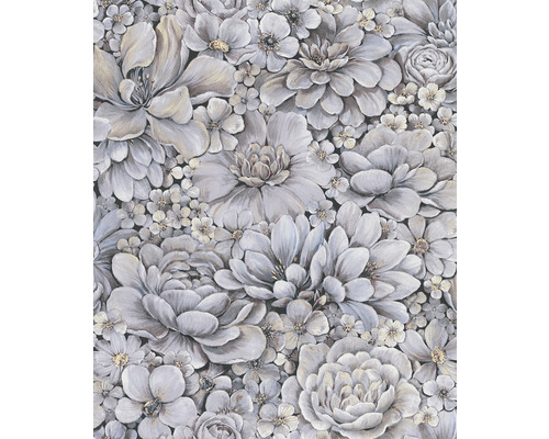 Papier peint intissé 33955 Botanica Floral violet Papier peint à motif floral