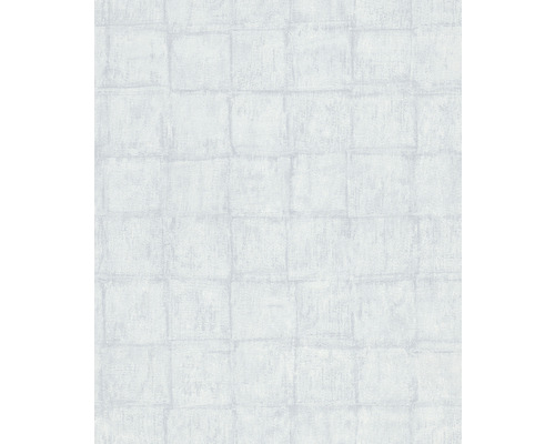 Papier peint intissé 33969 Botanica aspect carrelage bleu-gris Papier peint avec motif de mur en pierre