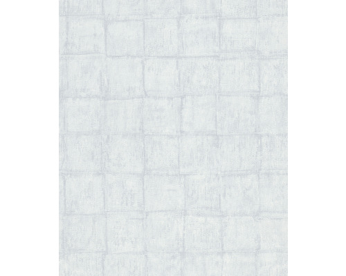 Papier peint intissé 33969 Botanica aspect carrelage bleu-gris