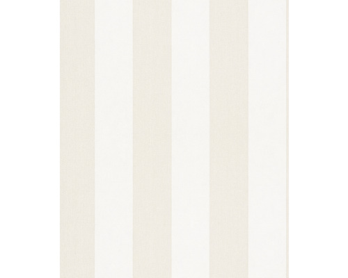 Papier peint intissé 82260 Kids Walls rayures beige blanc