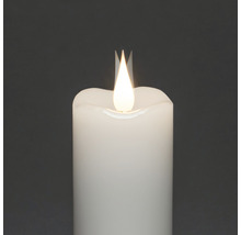 Bougie LED décorative avec flamme vacillante