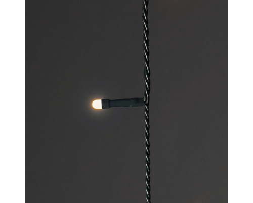 Guirlande lumineuse avec une LED à lumière chaude