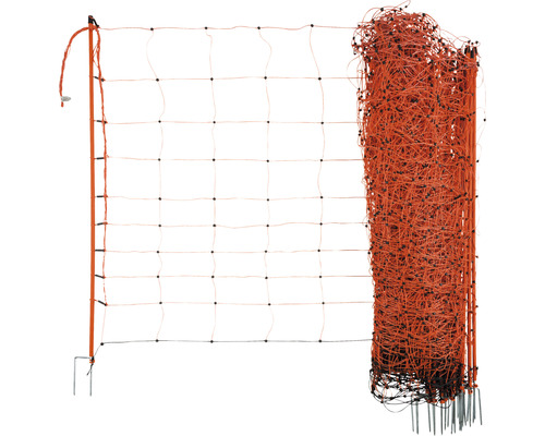 Filet de pacage Ovi Net 50 m 90 cm pointe double orange