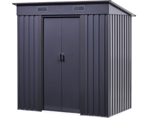 Metall Gartenhaus mit Doppeltür und Entlüftung