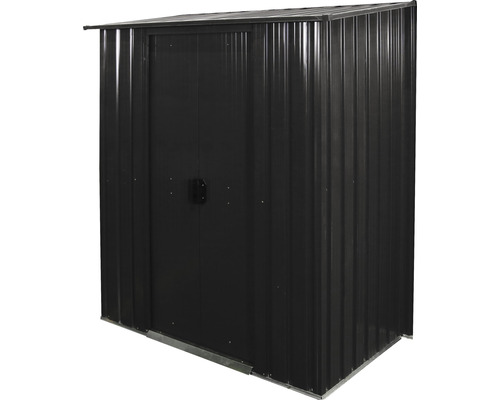 Gartenschrank aus Metall mit Tür