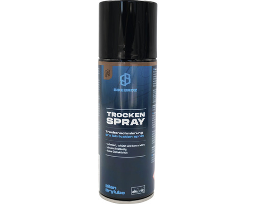 Spray sec/Lubrification à sec Bike Broz 200ml Dilan Drylube