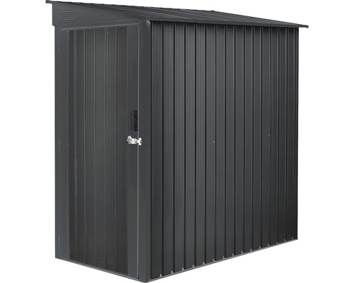 Geräteschuppen aus Metall mit abschliessbarer Tür