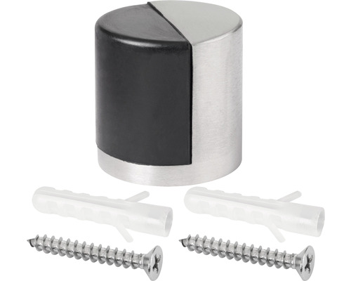 Butoir de porte en acier inoxydable avec matériel de fixation