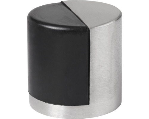 Tarrox Türstopper zum Schrauben silber/schwarz Ø 40x40 mm 1 Stück