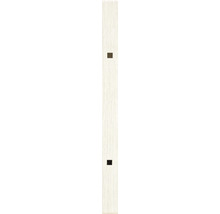 Image d''un panneau en bois avec deux évidements oblongs.