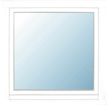 ARON Renova Holzfenster Kiefer lackiert weiß (RAL 9016) 1000x1000 mm DIN Links-thumb-1