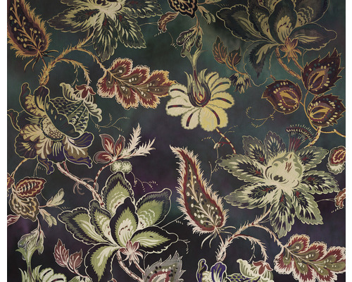 Papier peint panoramique intissé X6-1078 Moonshadow Blossom 6 pces 300 x 250 cm Tissu décoratif à motif floral pour la décoration intérieure
