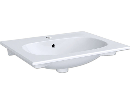 Vasque pour meuble GEBERIT Acanto Slim 60 x 48 cm blanc 500640012