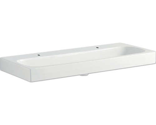 Double vasque GEBERIT Citterio 120 x 50 cm blanc KeraTect® vernis spécial 500553011