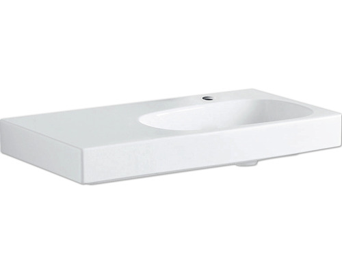 Vasque GEBERIT Citterio tablette à gauche 90 x 50 cm blanc KeraTect® vernis spécial 500549011
