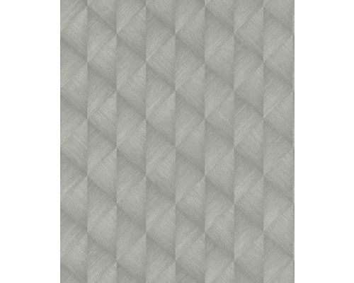 Papier peint intissé 687903 Tropical House géométrique gris