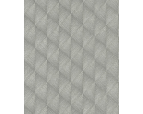 Vliestapete 687903 Tropical House Geometrisch grau Tapete mit geometrischem 3D-Effekt für die Wandgestaltung