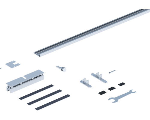 Élément de porte coulissante de paroi intérieure ECLISSE Unico Plus vantail  unique pour CW75 860 x 2110 mm - HORNBACH