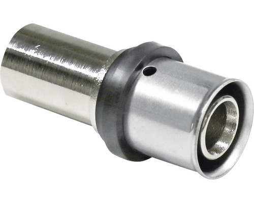 Jonction à sertir TH et contour en U 20 x 2 - 22 mm sur cuivre et tuyaux composites