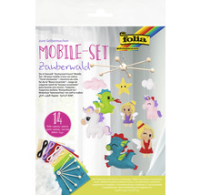 Kit de bricolage pour mobile avec motifs de forêt enchantée