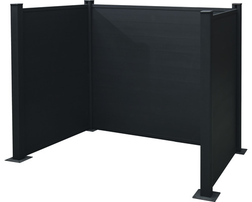 Aluminium Sichtschutzwand für den Aussenbereich