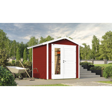 Gartenhaus weka 224 A Gr. 1 inkl. Fußboden 260 x 233 cm rot