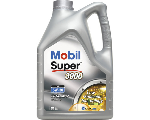 Hochleistungsmotorenöl Mobil Super 3000 XE 5W-30 5 L Mobil Super 3000 XE 5W-30 Motoröl im 5-Liter-Kanister