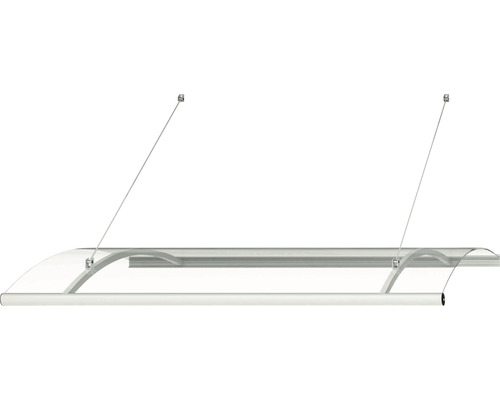 Vordach mit Seilzugsystem zur Montage