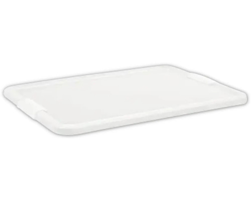 Couvercle en plastique DIRK Oversize Couvercle de plateau blanc