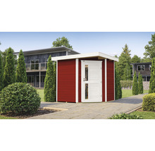 Gartenhaus weka 229 A Gr. 1 inkl. Fußboden 215 x 244 cm rot