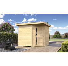 Gartenhaus weka 229 A Gr. 2 inkl. Fußboden 270 x 270 cm natur