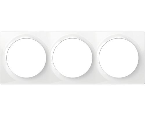 Plaque de finition triple Fibaro blanc pour appareils de la série Walli accessoire-0