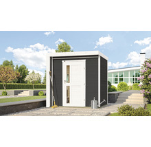Gartenhaus weka 262 C inkl. Fußboden 217 x 215 cm anthrazit