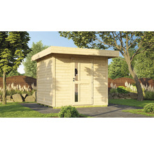 Gartenhaus weka DH 172 Gr. 1 inkl. Fußboden 275 x 314 cm natur
