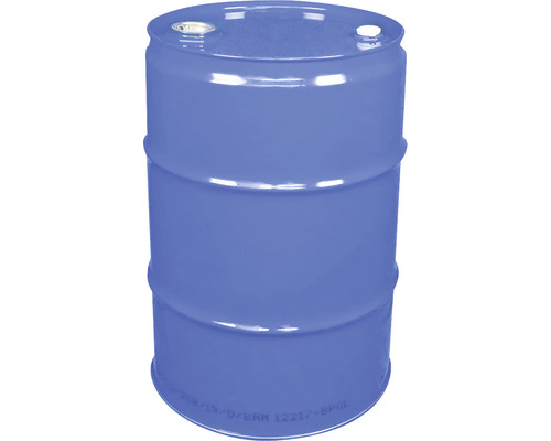 Fût à bonde en acier 60 l avec homologation UN intérieur brut bleu Fût métallique pour le stockage et le transport