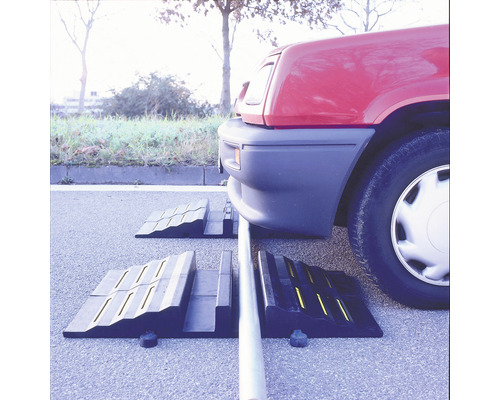 Pont de câbles en caoutchouc plein spécial avec 2 moulures goulottes de 855 mm Voiture sur cales de levage pour travaux sur véhicule