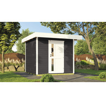 Gartenhaus weka DH 172 Gr. 1 inkl. Fußboden 275 x 314 cm anthrazit