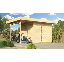 Gartenhaus weka DH 172 A Gr. 2 inkl. Fußboden 430 x 375 cm natur