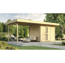 Gartenhaus weka DH 172 B Gr. 1 inkl. Fußboden 575 x 314 cm natur