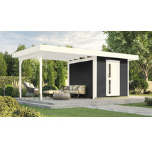 Gartenhaus weka DH 172 B Gr. 2 inkl. Fußboden 575 x 375 cm anthrazit