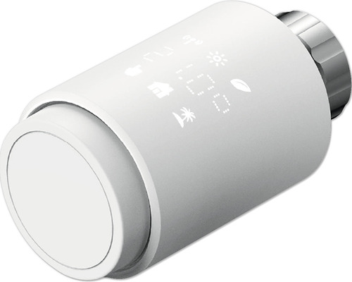 Thermostat de radiateur essentials BT rond blanc 120336 Thermostat de radiateur essentials BT rond blanc 120336