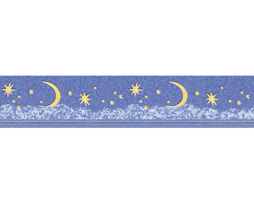 Frise 9116-12 Only Borders lune/étoiles 5 m x 13 cm Frise de papier peint avec motif d''étoiles et de lune