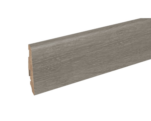 SKANDOR Sockelleiste Eiche FOEI22Y FU60L19 x 58 x 2400 mm Sockelleiste mit Holzstruktur