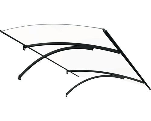 Auvent RORO HOF 1200x850x250 mm anthracite Auvent RORO HOF 1200x850x250 mm anthracite